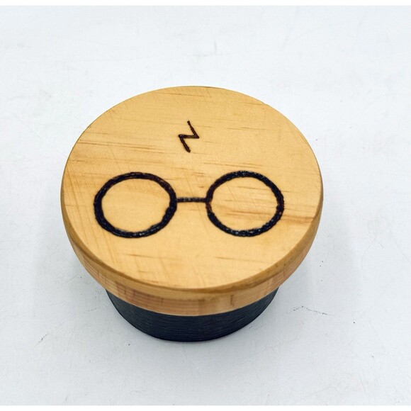 Set of 2 Different Harry Potter Wooden Wood Trinket Boxes with Lids Wood Box - Picture 5 of 9